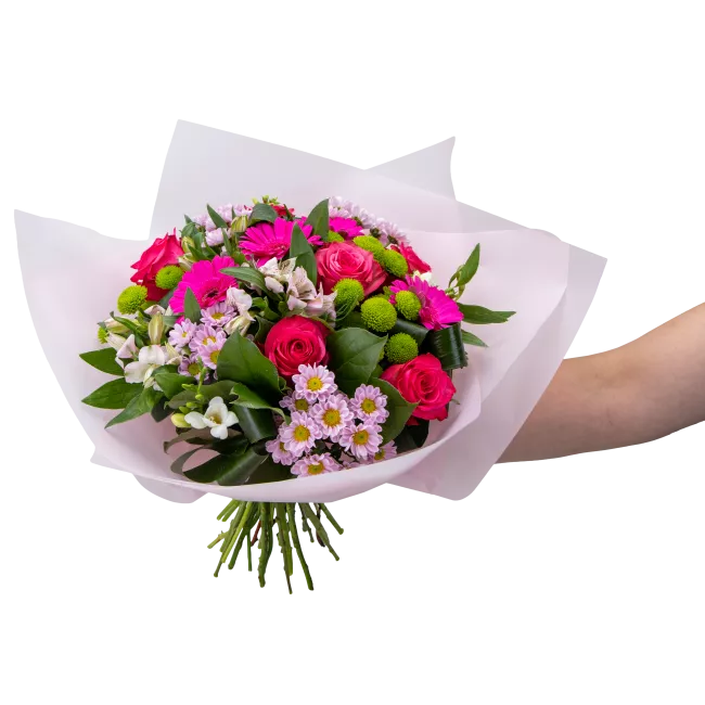 Bouquet of pink flowers